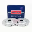 Jeu de 2 disques de frein avant BORG & BECK BBD5557 - Visuel 1