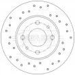 Jeu de 2 disques de frein arrière BORG & BECK BBD5559 - Visuel 2