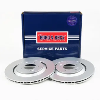 Jeu de 2 disques de frein arrière BORG & BECK BBD5583
