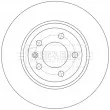Jeu de 2 disques de frein arrière BORG & BECK BBD5586 - Visuel 1