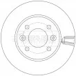 Jeu de 2 disques de frein avant BORG & BECK BBD5588 - Visuel 2