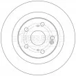 Jeu de 2 disques de frein arrière BORG & BECK BBD5592 - Visuel 1