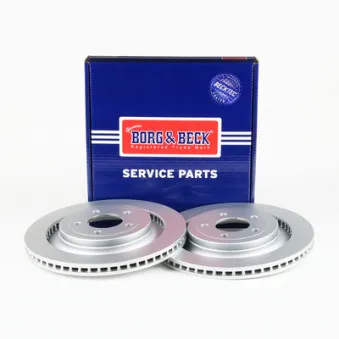 Jeu de 2 disques de frein arrière BORG & BECK BBD5596