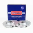Jeu de 2 disques de frein avant BORG & BECK BBD5598 - Visuel 2