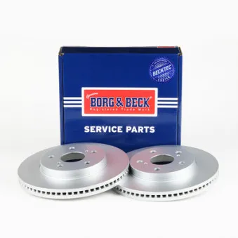 Jeu de 2 disques de frein avant BORG & BECK BBD5600