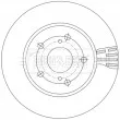 Jeu de 2 disques de frein avant BORG & BECK BBD5600 - Visuel 2