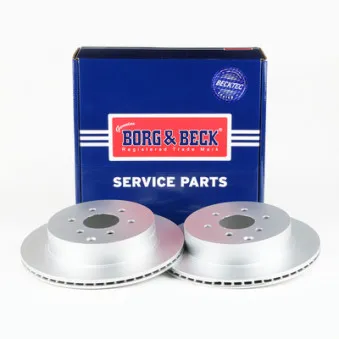 Jeu de 2 disques de frein arrière BORG & BECK BBD5601