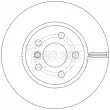 Jeu de 2 disques de frein avant BORG & BECK BBD5609 - Visuel 1