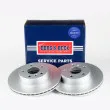 Jeu de 2 disques de frein avant BORG & BECK BBD5609 - Visuel 2