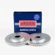 Jeu de 2 disques de frein avant BORG & BECK BBD5610 - Visuel 1