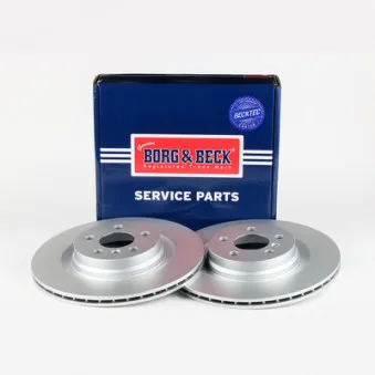 Jeu de 2 disques de frein arrière BORG & BECK BBD5611