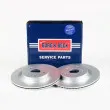 Jeu de 2 disques de frein arrière BORG & BECK BBD5612 - Visuel 2
