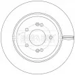 Jeu de 2 disques de frein arrière BORG & BECK BBD5613 - Visuel 2