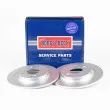 Jeu de 2 disques de frein arrière BORG & BECK BBD5615 - Visuel 2