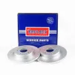 Jeu de 2 disques de frein arrière BORG & BECK BBD5618 - Visuel 1