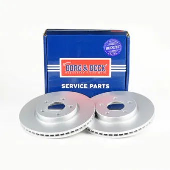 Jeu de 2 disques de frein avant BORG & BECK BBD5619