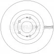 Jeu de 2 disques de frein avant BORG & BECK BBD5623 - Visuel 2
