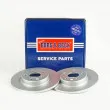 Jeu de 2 disques de frein arrière BORG & BECK BBD5624 - Visuel 2