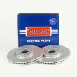 Jeu de 2 disques de frein avant BORG & BECK BBD5625 - Visuel 1