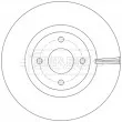 Jeu de 2 disques de frein avant BORG & BECK BBD5625 - Visuel 2