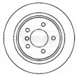 Disque de frein arrière gauche BORG & BECK BBD5715S - Visuel 2