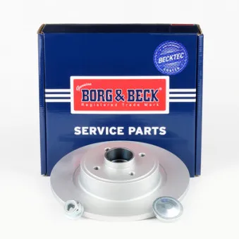 Jeu de 2 disques de frein arrière BORG & BECK BBD5721S