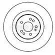 Jeu de 2 disques de frein avant BORG & BECK BBD5738S - Visuel 1