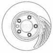 Disque de frein avant gauche BORG & BECK BBD5758S - Visuel 2