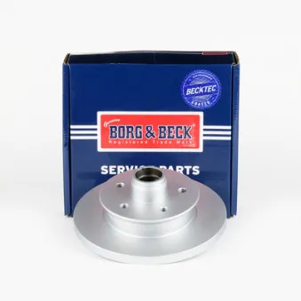 Jeu de 2 disques de frein avant BORG & BECK BBD5857S