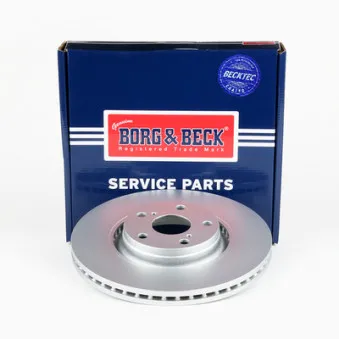 Jeu de 2 disques de frein avant BORG & BECK BBD5893S