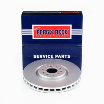 Jeu de 2 disques de frein avant BORG & BECK BBD5924S
