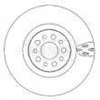 Jeu de 2 disques de frein avant BORG & BECK BBD5924S - Visuel 2