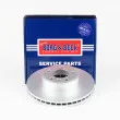 Jeu de 2 disques de frein avant BORG & BECK BBD5951S - Visuel 1