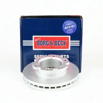 Jeu de 2 disques de frein avant BORG & BECK BBD5988S