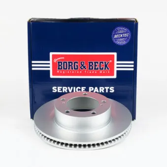 Jeu de 2 disques de frein avant BORG & BECK BBD6003S