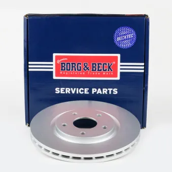 Jeu de 2 disques de frein avant BORG & BECK BBD6084S