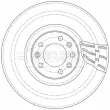 Jeu de 2 disques de frein avant BORG & BECK BBD6098S - Visuel 2