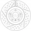 Jeu de 2 disques de frein arrière BORG & BECK BBD6171S - Visuel 1