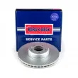 Jeu de 2 disques de frein avant BORG & BECK BBD6173S - Visuel 1