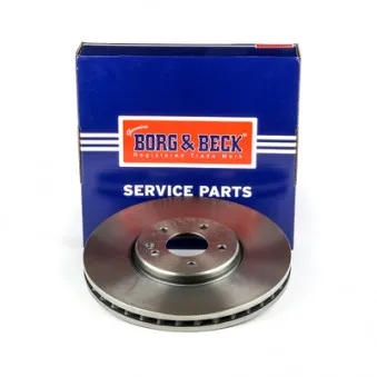 Jeu de 2 disques de frein avant BORG & BECK BBD6196S