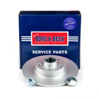 Jeu de 2 disques de frein arrière BORG & BECK BBD6218S