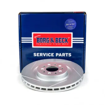 Jeu de 2 disques de frein avant BORG & BECK BBD6220S