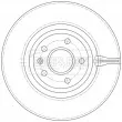 Jeu de 2 disques de frein avant BORG & BECK BBD6223S - Visuel 2