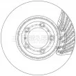Disque de frein avant gauche BORG & BECK BBD6226S - Visuel 2