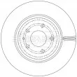 Jeu de 2 disques de frein avant BORG & BECK BBD6228S - Visuel 2