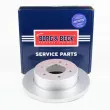 Jeu de 2 disques de frein arrière BORG & BECK BBD6229S - Visuel 3