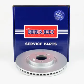 Jeu de 2 disques de frein avant BORG & BECK BBD6235S