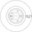 Jeu de 2 disques de frein avant BORG & BECK BBD6242S - Visuel 2