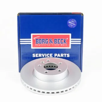 Jeu de 2 disques de frein avant BORG & BECK BBD6254S