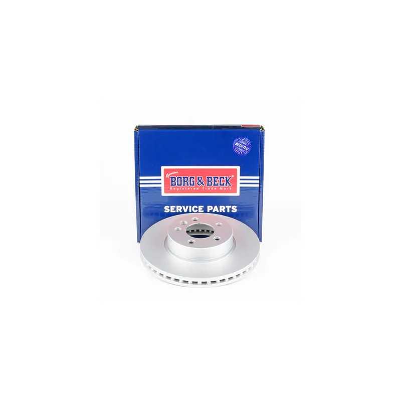 Jeu de 2 disques de frein avant BORG & BECK BBD6254S
